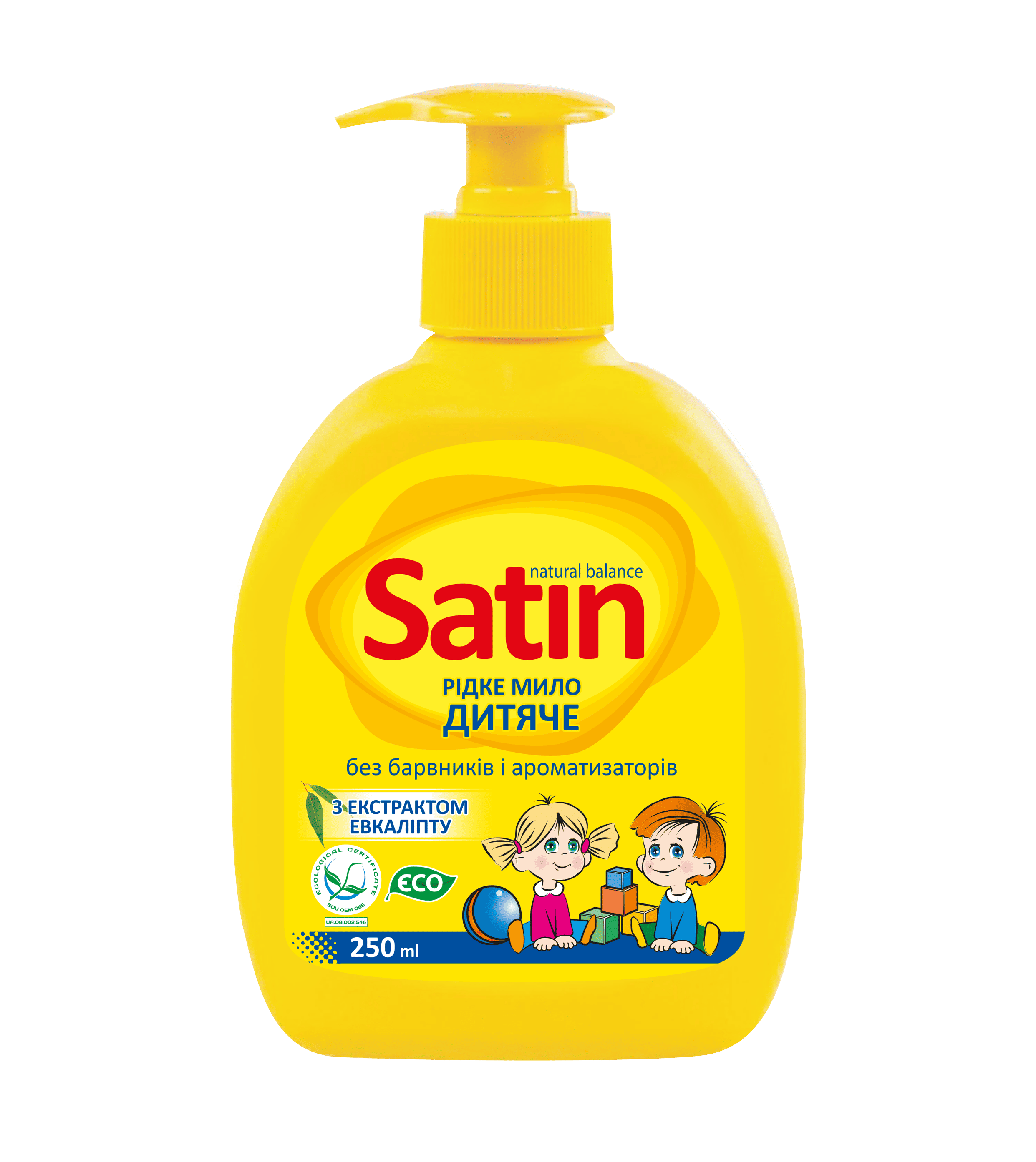 Гель-мило для дітей ТМ Satin Natural Balance 250 мл